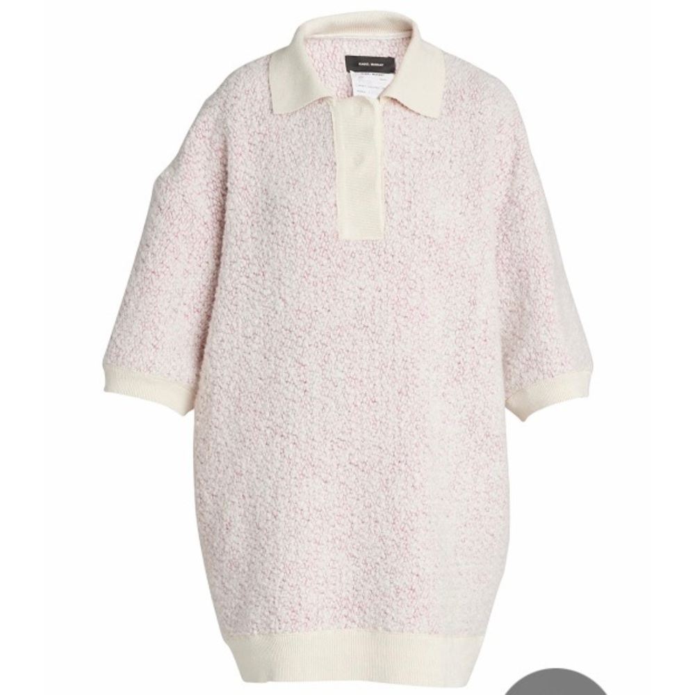 NWT Isabel Marant Imelda Boucle Tweed Polo Top/Shirtdress